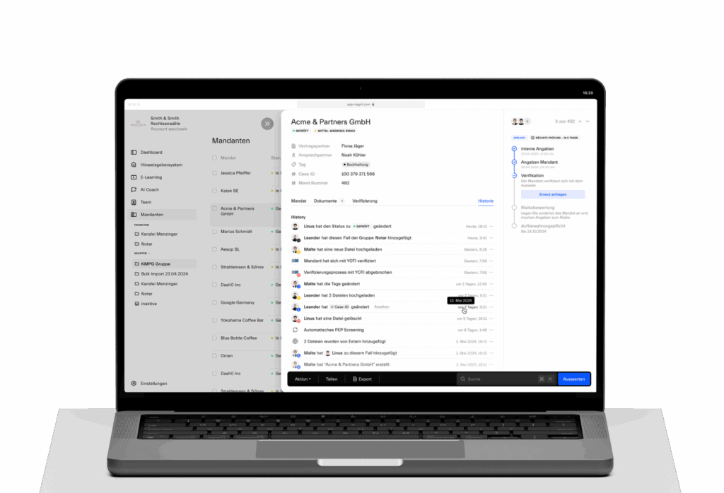 KYC Plattform - e-Learning - Regpit