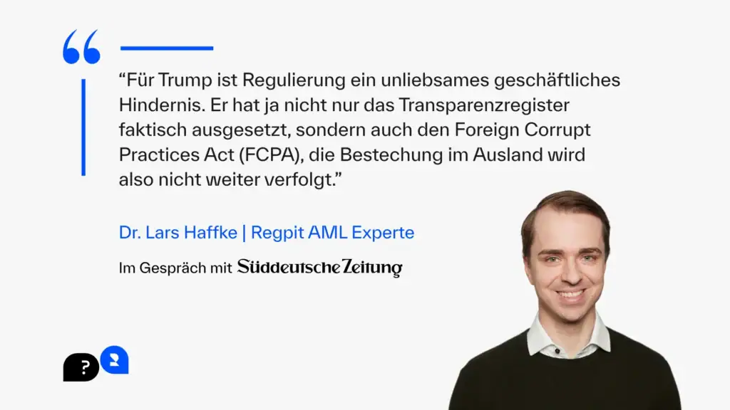 regptit zitat lars 2000x1125 1 - Geldwäscheprävention in den USA – Regpit-Experte im Interview - Regpit
