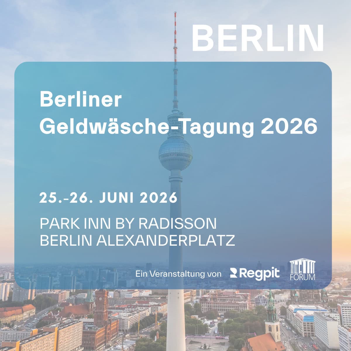 Berliner Geldwäsche-Tagung 2026